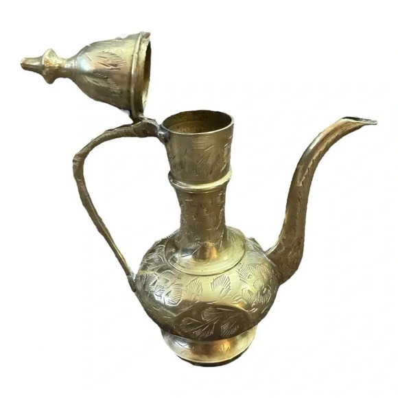 Vintage Brass Tea Kettle - Picture 9 of 11